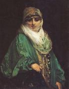 Jean Leon Gerome, Femme de Constantinople debout (mk32)